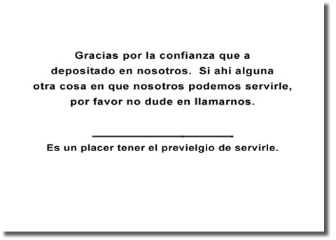 Thank You Letter In Spanish For A Gift Thank You Letter In Spanish For A Gift
